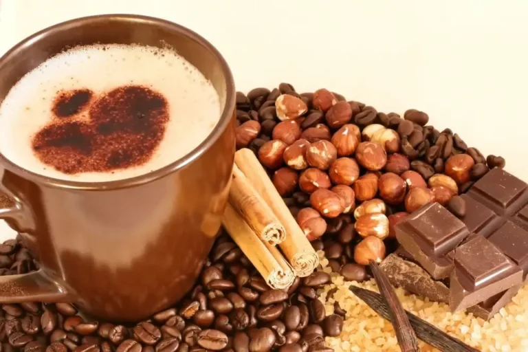 Cocoa powder in coffee