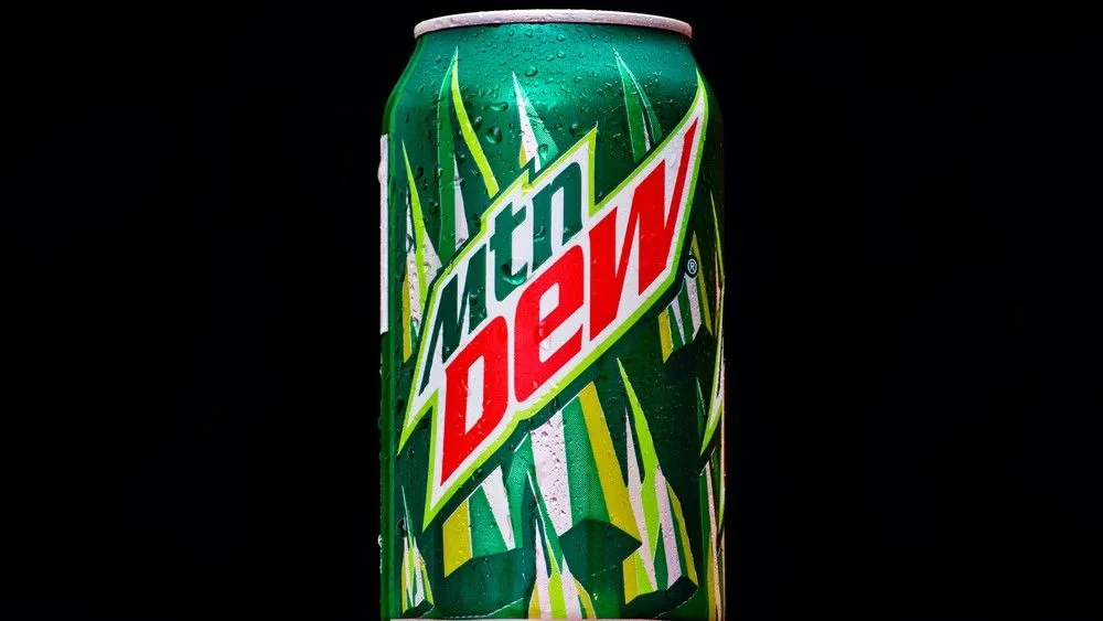 Mountain Dew in a can
