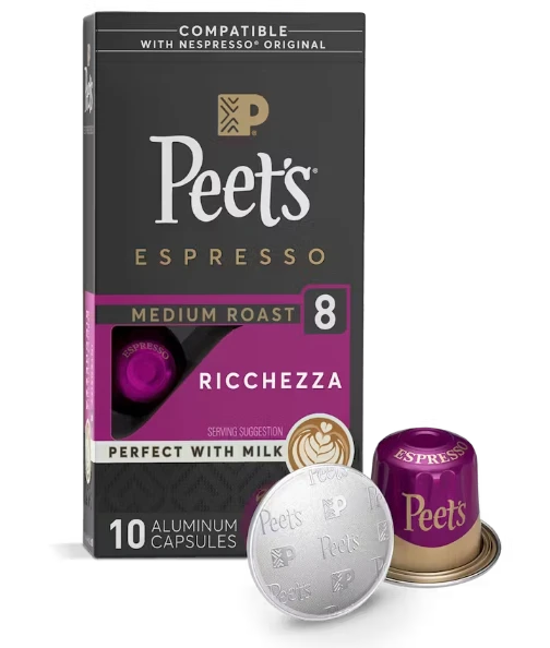 peets coffee ricchezza espresso capsules